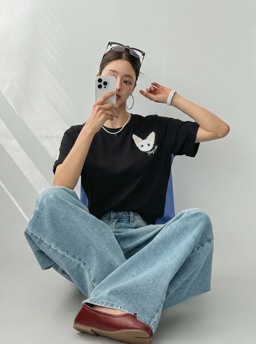 IAAN東大門實拍韓國女裝新款職業時尚熱賣休閑26夏季推薦T恤iaAnT恤