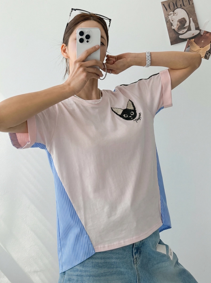 IAAN東大門實拍韓國女裝新款職業時尚熱賣休閑26夏季推薦T恤iaAnT恤