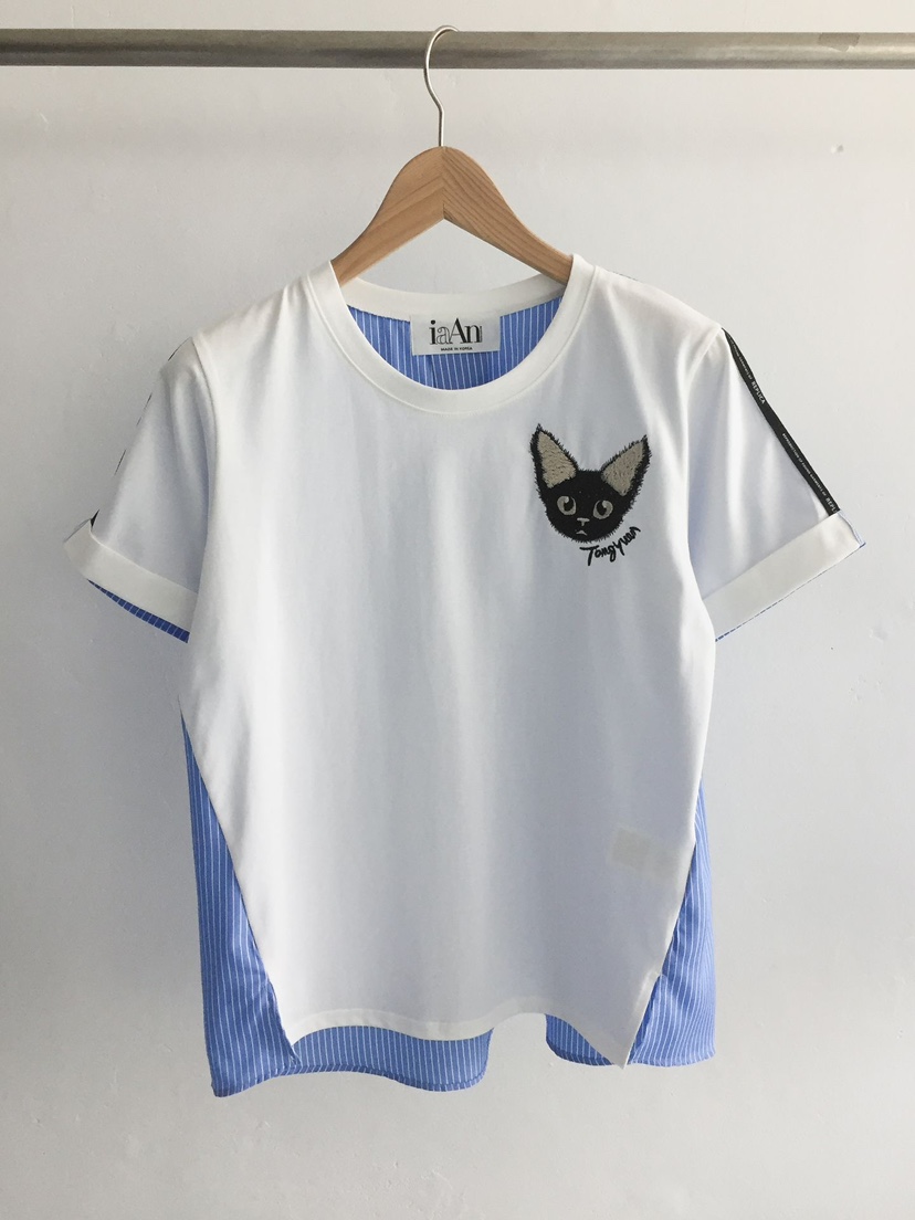 IAAN東大門實拍韓國女裝新款職業時尚熱賣休閑26夏季推薦T恤iaAnT恤圖色1