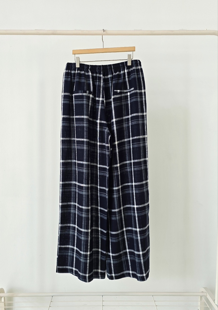 J SHOP韓國直郵實拍女裝新款26春夏26夏季人氣休閑褲格子J_SHOP休閑褲