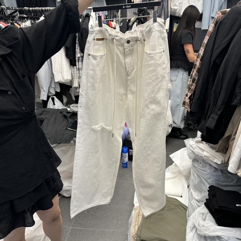 A-DEL韓國直郵實拍女士新品熱賣人氣推薦時尚職業休閑褲A-DEL休閑褲圖色1