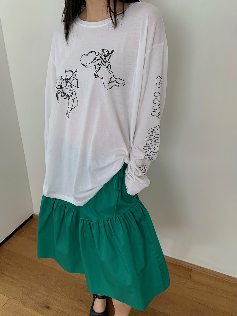 LOVE MY SANTA東大門實拍韓國女士新款人氣長袖T恤保暖Santa/LOVE MY SANTA長袖T恤圖色1