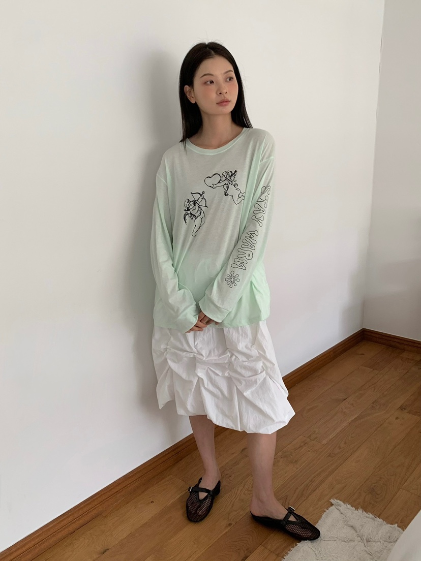 LOVE MY SANTA東大門實拍韓國女士新款人氣長袖T恤保暖Santa/LOVE MY SANTA長袖T恤圖色2