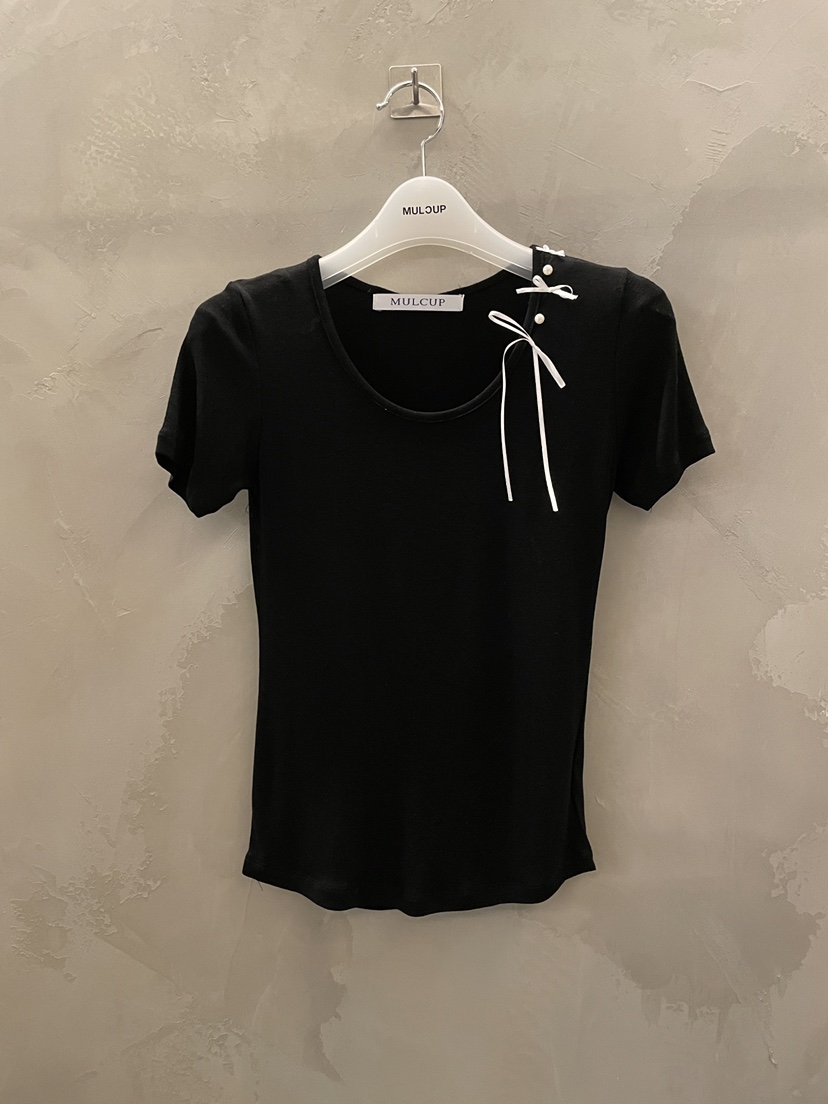 MULCUP東大門實拍韓國女裝新款推薦熱賣26春夏休閑時尚T恤MULCUPT恤圖色3