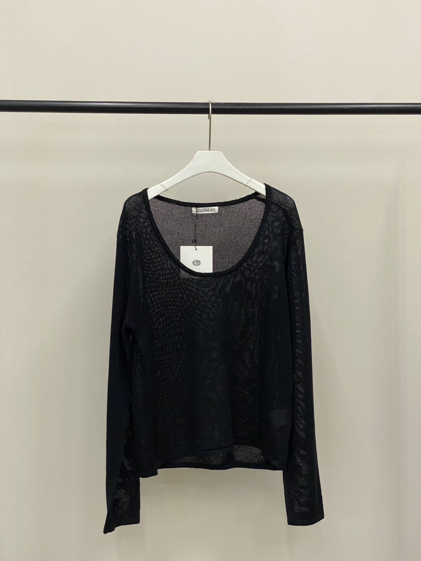 MUCH MORE/JACKPOT韓國直郵女裝新品人氣26夏季26春夏針織衫MUCH MORE/JACKPOT針織衫圖色4黑色