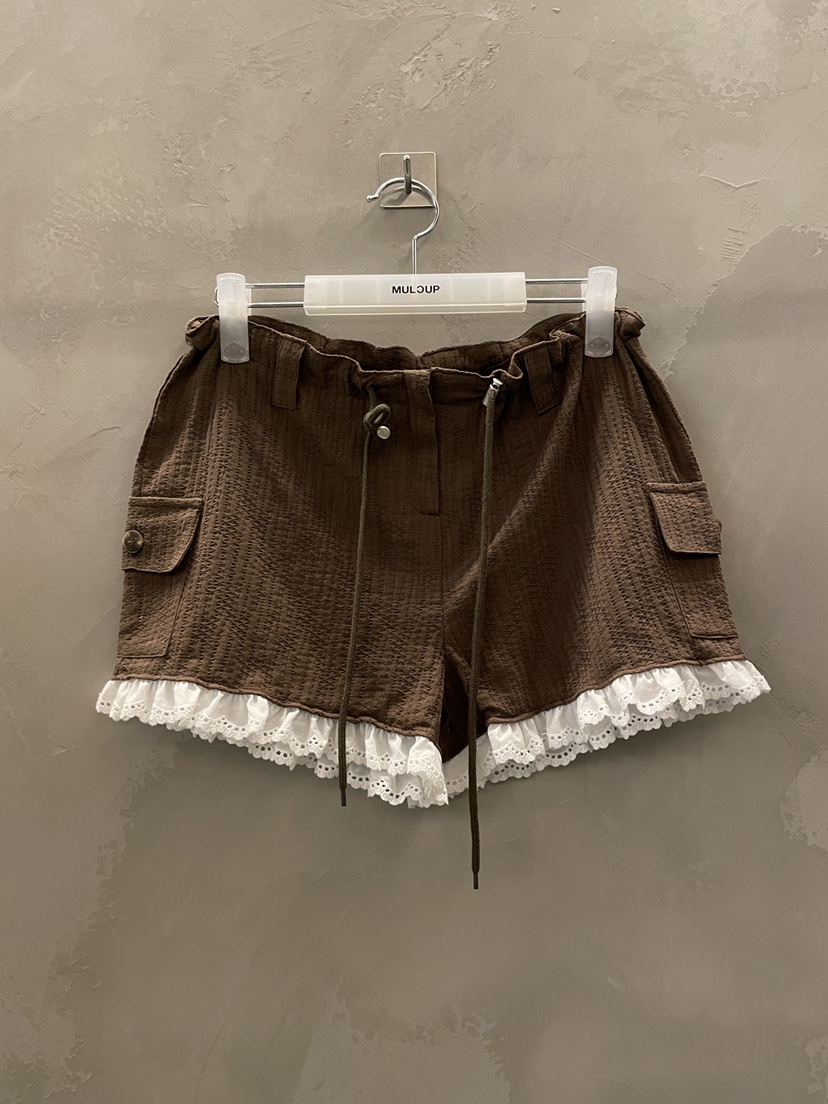 MULCUP東大門實拍韓國女士新品26夏季休閑人氣時尚26春夏短褲MULCUP短褲圖色1