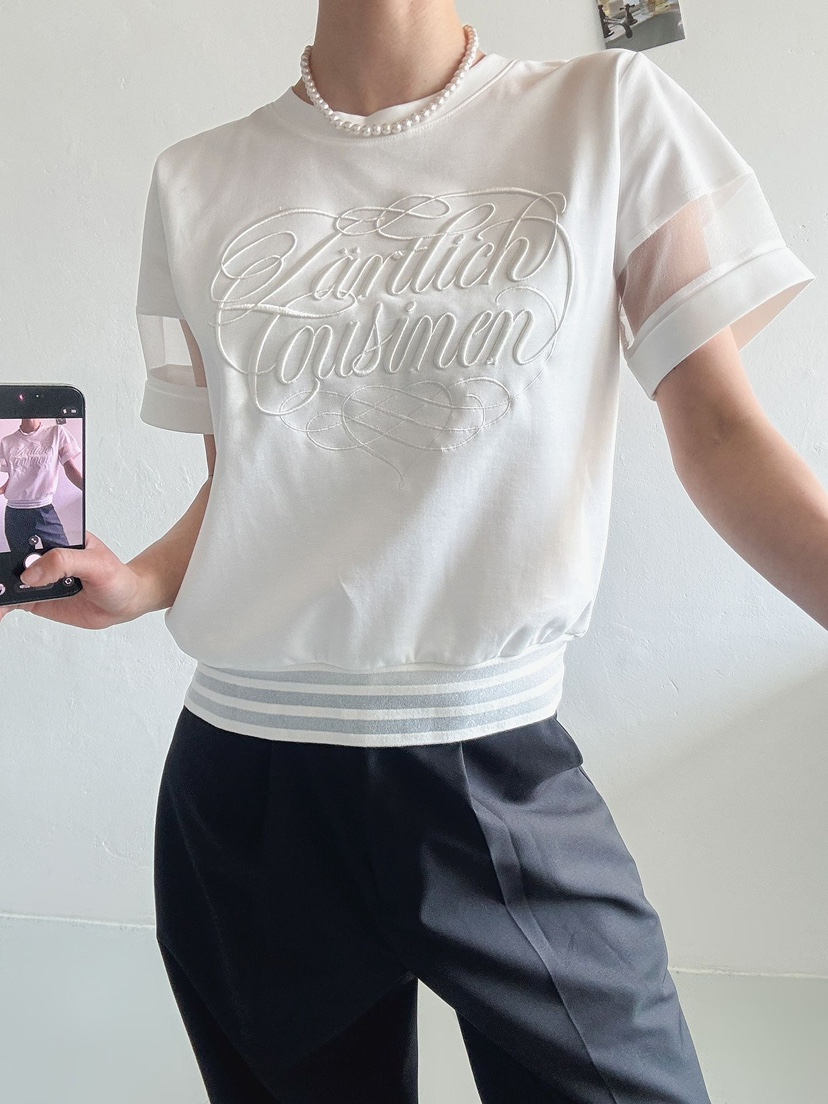 IAAN韓國代購女士新品休閑26春夏26夏季人氣熱賣職業推薦T恤iaAnT恤