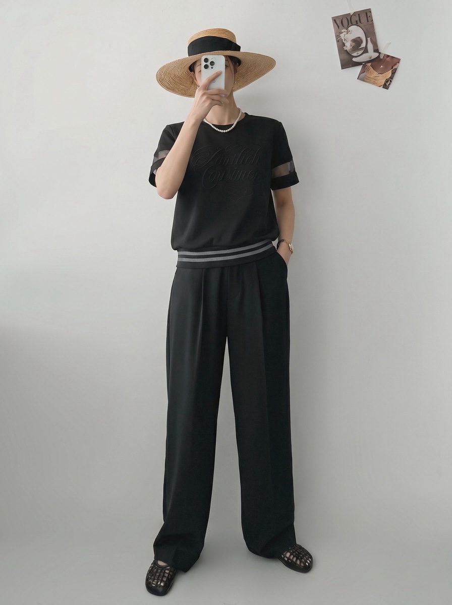 IAAN韓國代購女士新品休閑26春夏26夏季人氣熱賣職業推薦T恤iaAnT恤