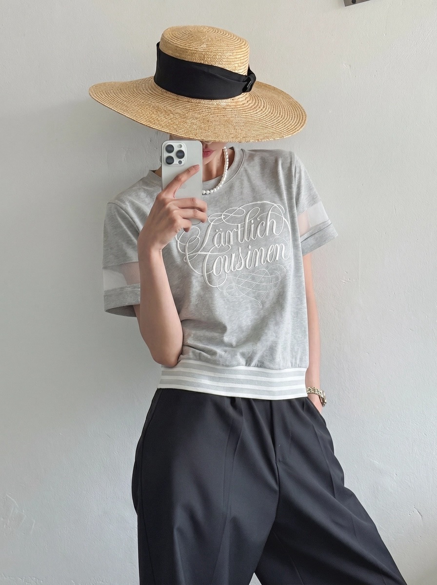 IAAN韓國代購女士新品休閑26春夏26夏季人氣熱賣職業推薦T恤iaAnT恤