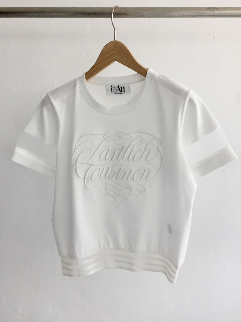 IAAN韓國代購女士新品休閑26春夏26夏季人氣熱賣職業推薦T恤iaAnT恤圖色1