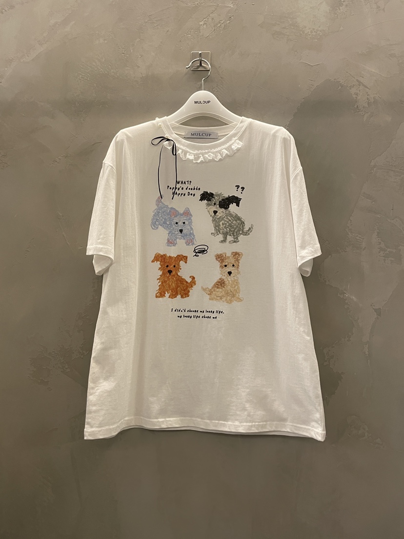 MULCUP韓國代購女士新品26春夏26夏季人氣推薦時尚休閑T恤MULCUPT恤圖色1