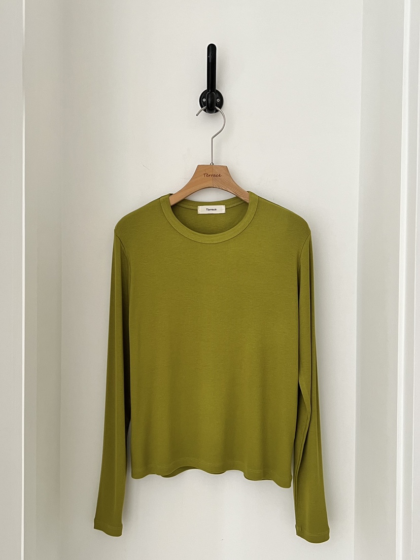 TERRACE韓國東大門代購女裝新品職業熱賣人氣推薦長袖T恤TERRACE長袖T恤圖色2