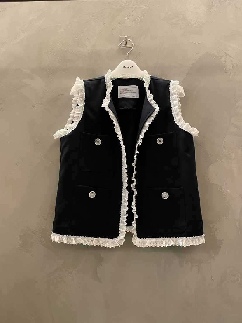 MULCUP韓國東大門代購女裝新款時尚推薦26春夏26夏季馬甲亞麻MULCUP馬甲圖色2