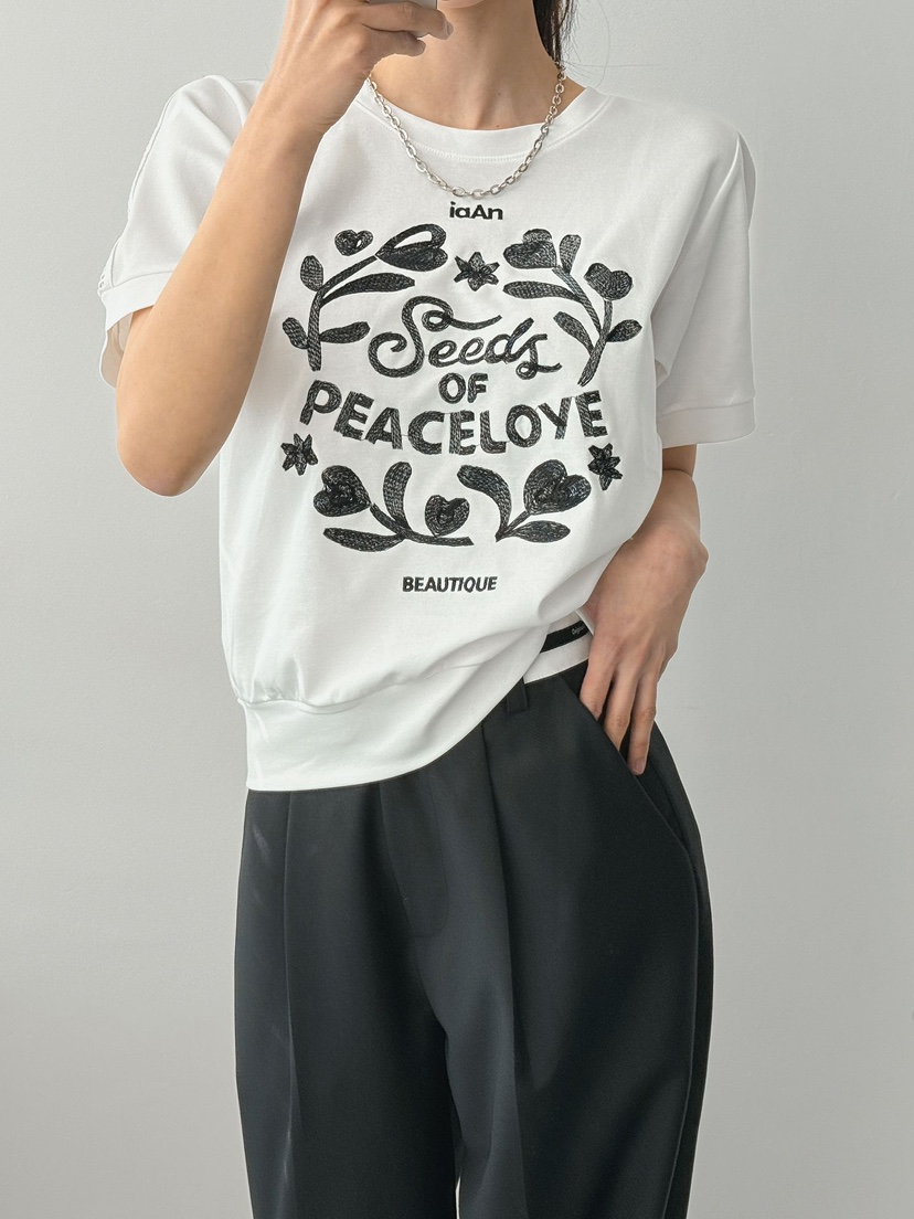 IAAN韓國直郵實拍女士新品推薦熱賣26夏季時尚26春夏休閑T恤iaAnT恤