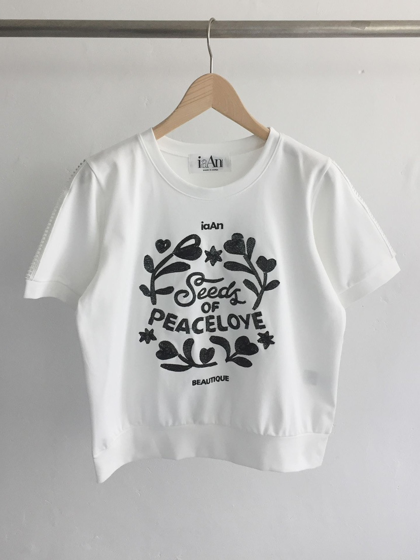 IAAN韓國直郵實拍女士新品推薦熱賣26夏季時尚26春夏休閑T恤iaAnT恤圖色1