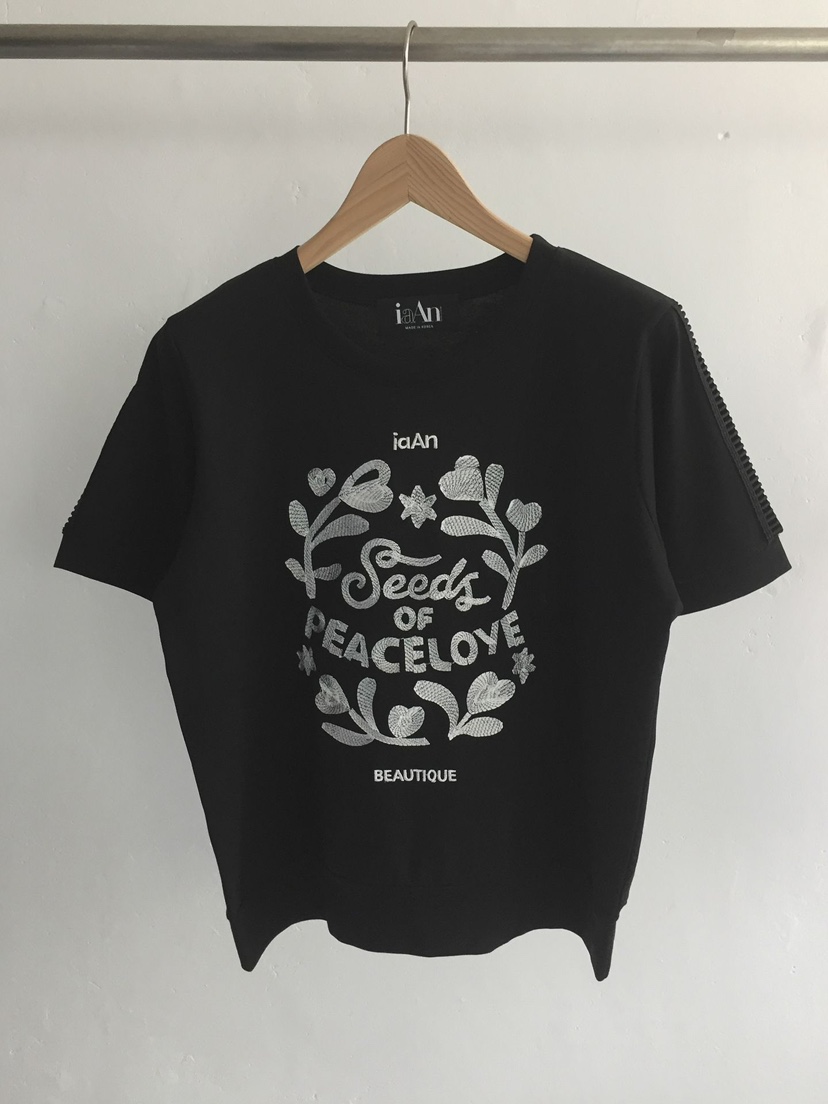 IAAN韓國直郵實拍女士新品推薦熱賣26夏季時尚26春夏休閑T恤iaAnT恤圖色3