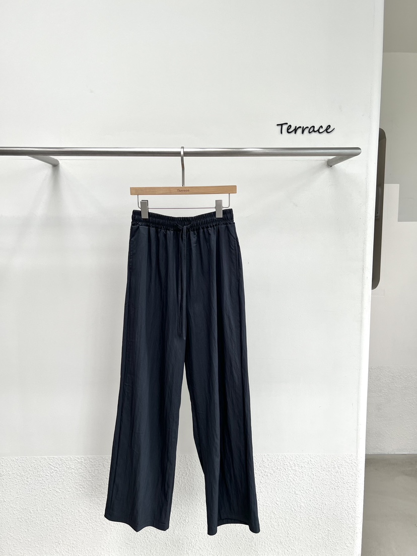 TERRACE韓國直郵女士新品熱賣人氣推薦職業26春夏休閑休閑褲TERRACE休閑褲圖色4墨色