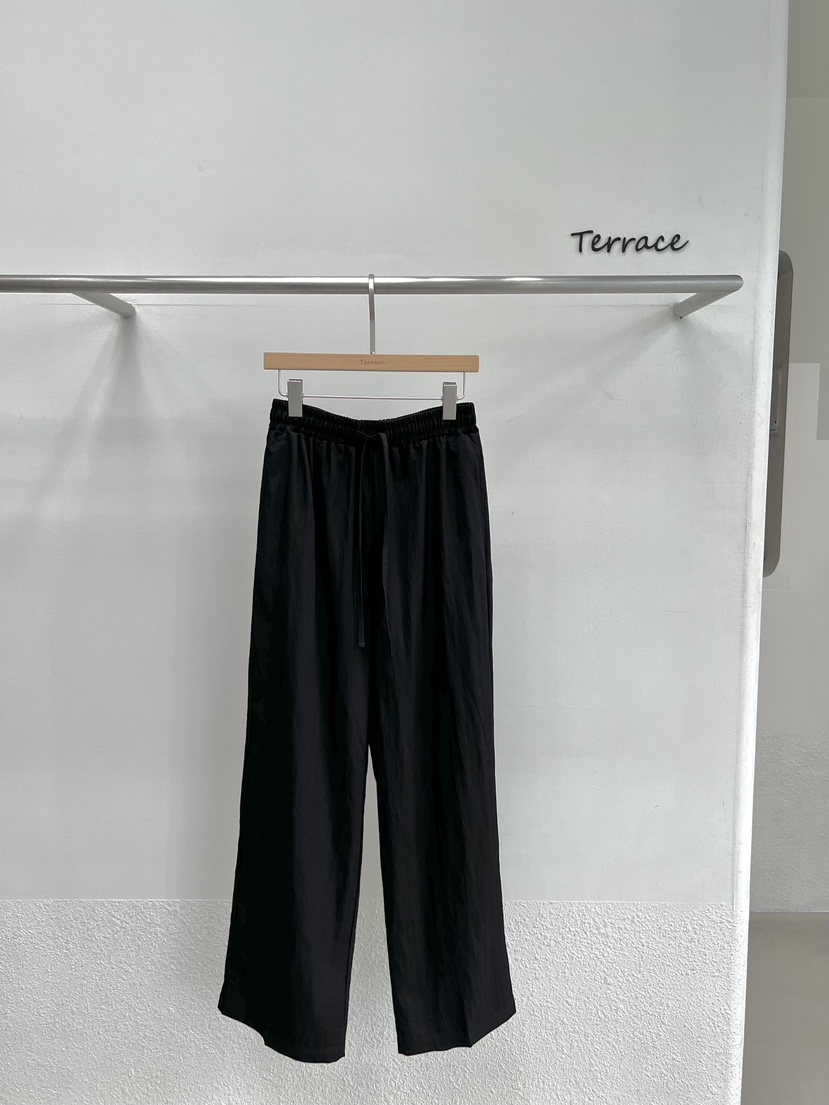 TERRACE韓國直郵女士新品熱賣人氣推薦職業26春夏休閑休閑褲TERRACE休閑褲圖色5黑色