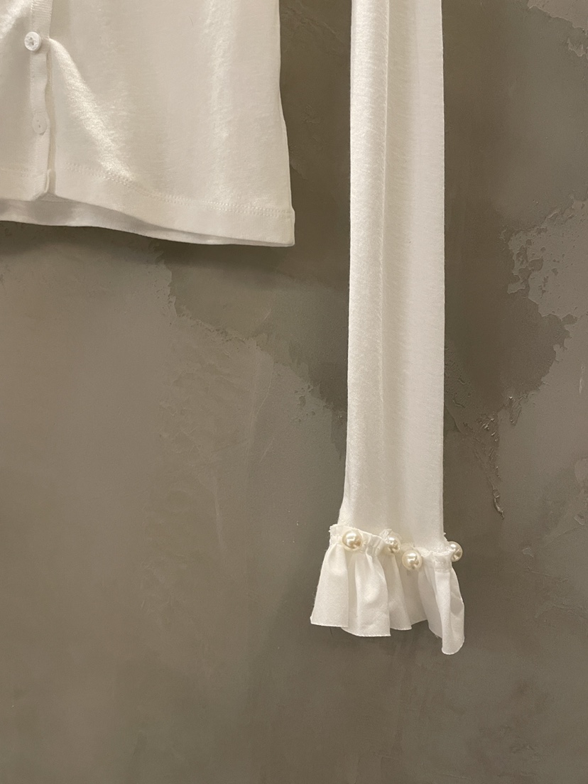 MULCUP韓國直郵女裝新品職業休閑26夏季推薦人氣長袖T恤開衫MULCUP長袖T恤