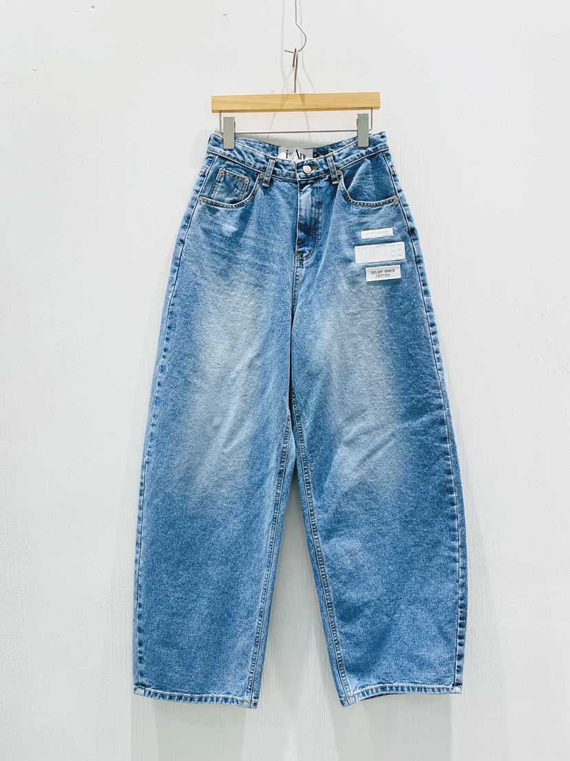 IAAN韓國代購女士新品職業休閑26夏季時尚熱賣推薦牛仔褲iaAn牛仔褲圖色1