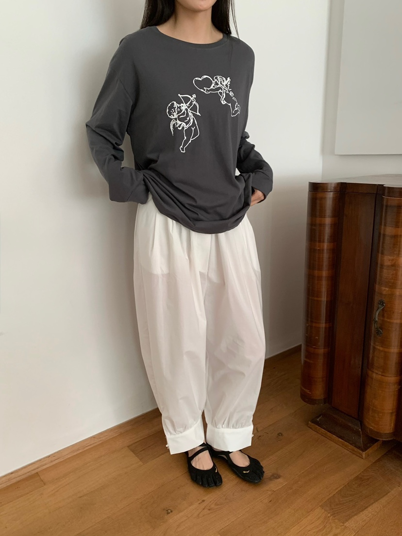 LOVE MY SANTA韓國代購女裝新品26夏季熱賣推薦26春夏休閑褲Santa/LOVE MY SANTA休閑褲圖色1