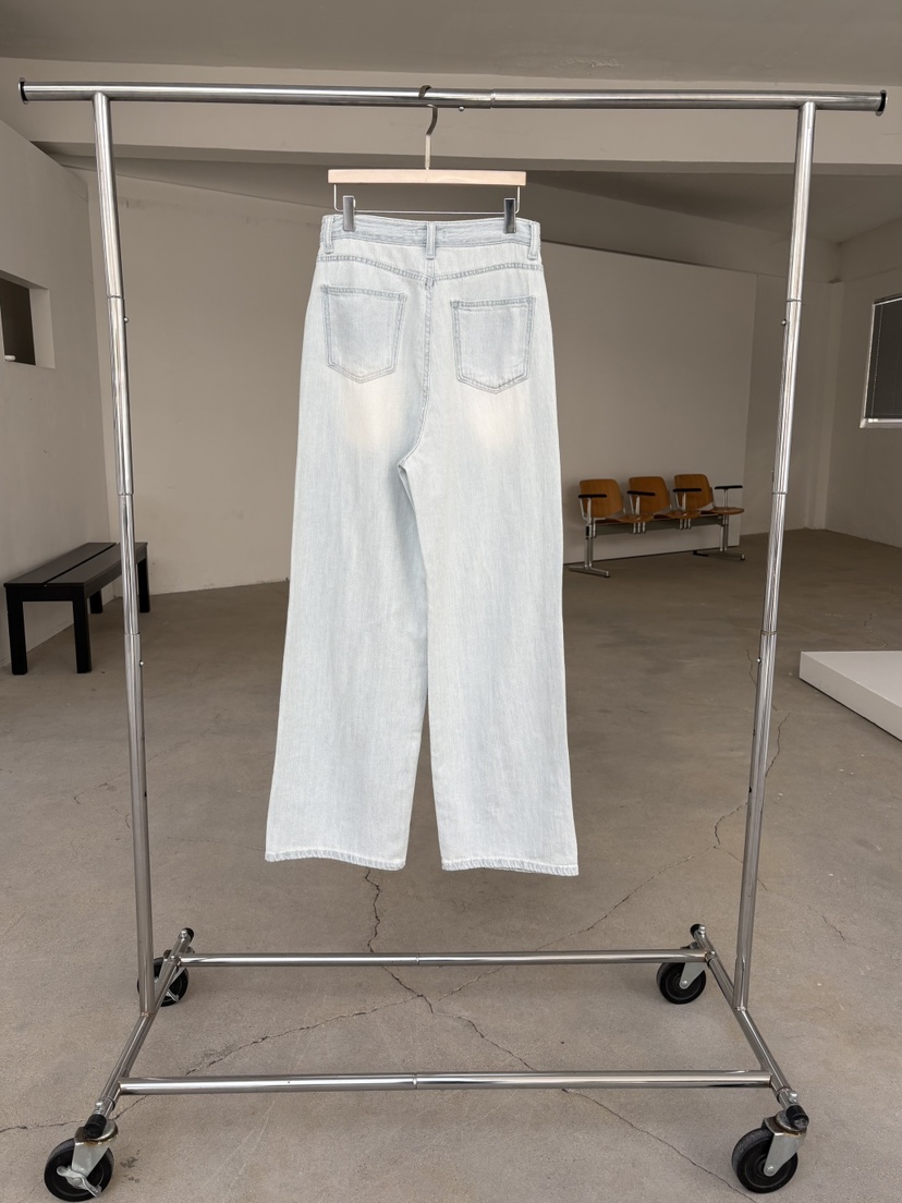 Verbena韓國直郵女裝新款熱賣休閑時尚職業人氣牛仔褲亞麻Verbena牛仔褲