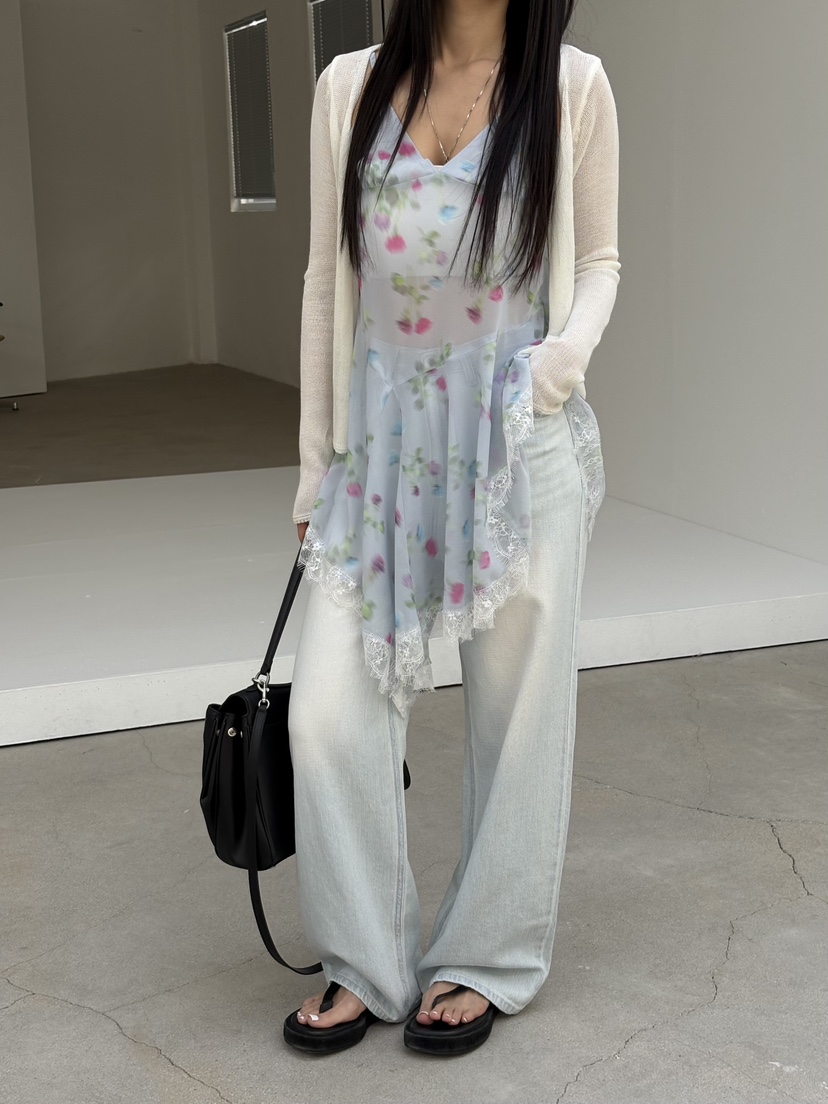 Verbena東大門實拍韓國女士新品推薦26夏季連衣裙不含內搭Verbena連衣裙