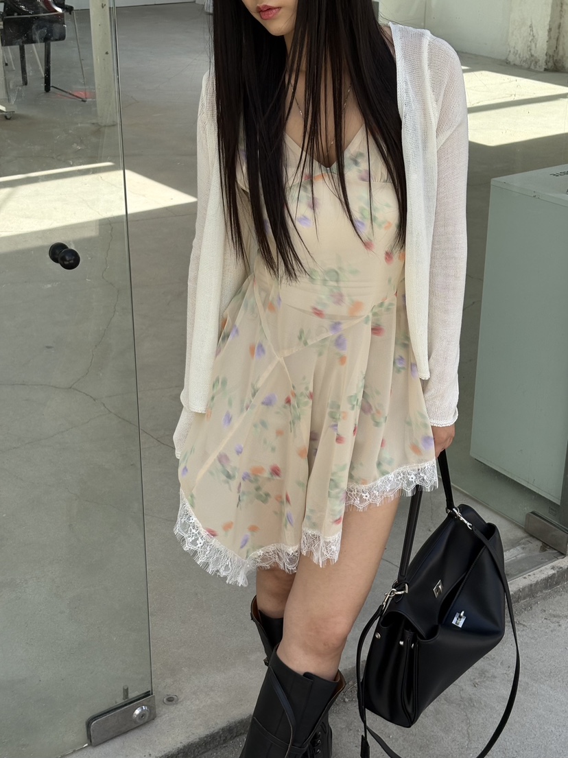 Verbena東大門實拍韓國女士新品推薦26夏季連衣裙不含內搭Verbena連衣裙