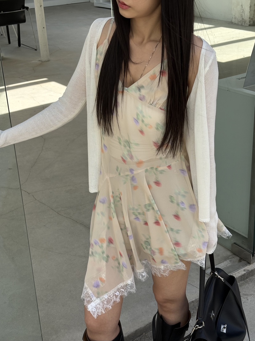 Verbena東大門實拍韓國女士新品推薦26夏季連衣裙不含內搭Verbena連衣裙