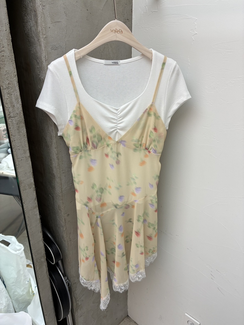 Verbena東大門實拍韓國女士新品推薦26夏季連衣裙不含內搭Verbena連衣裙圖色2