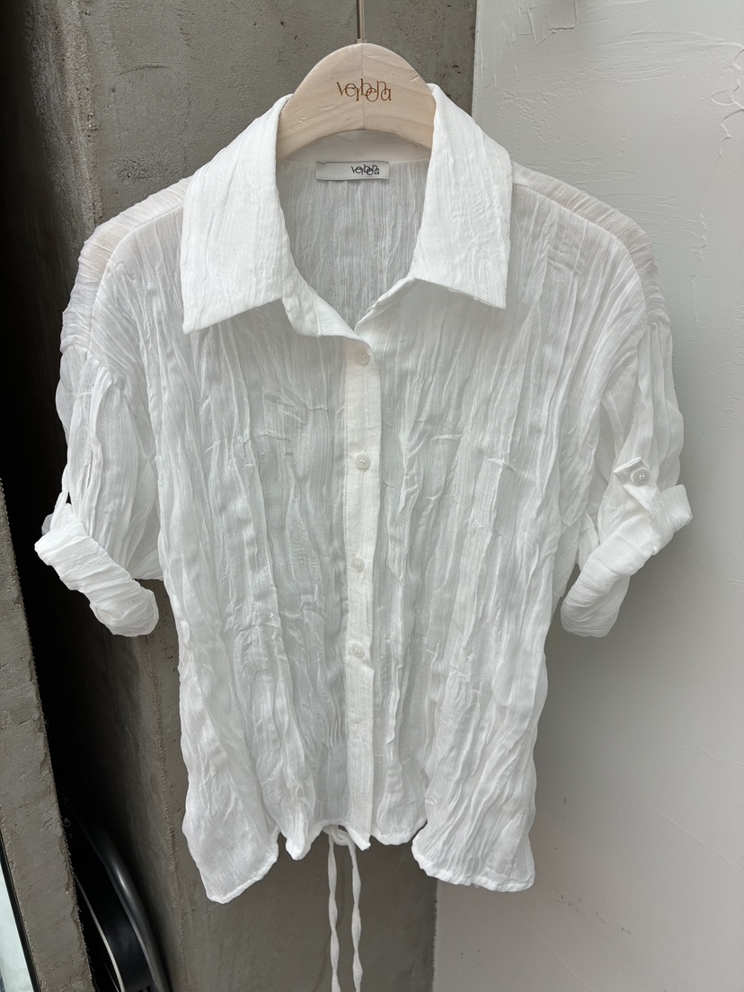 Verbena東大門實拍韓國女士新品26夏季26春夏休閑襯衫蕾絲衫Verbena襯衫/蕾絲衫圖色1