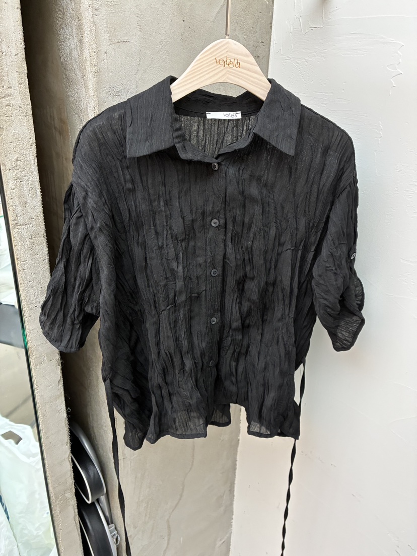 Verbena東大門實拍韓國女士新品26夏季26春夏休閑襯衫蕾絲衫Verbena襯衫/蕾絲衫圖色2