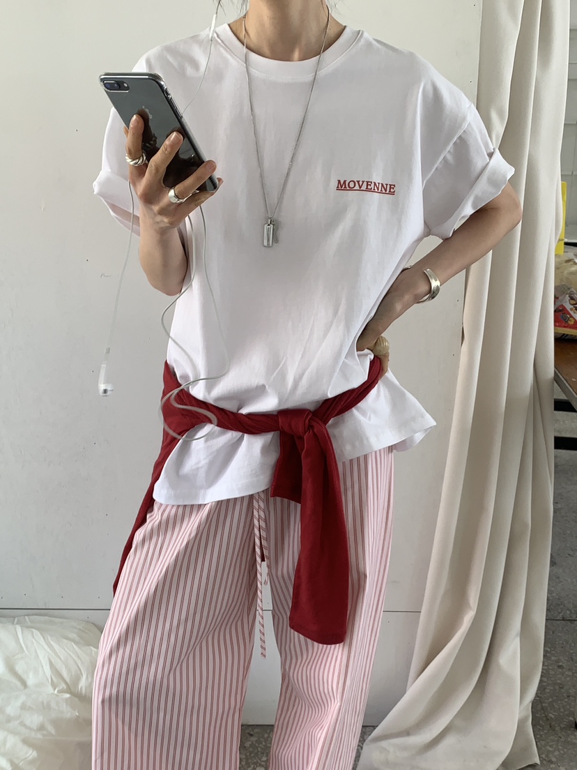 MOVENNE東大門代購女裝新款人氣職業真品熱賣26春夏推薦T恤MOVENNET恤
