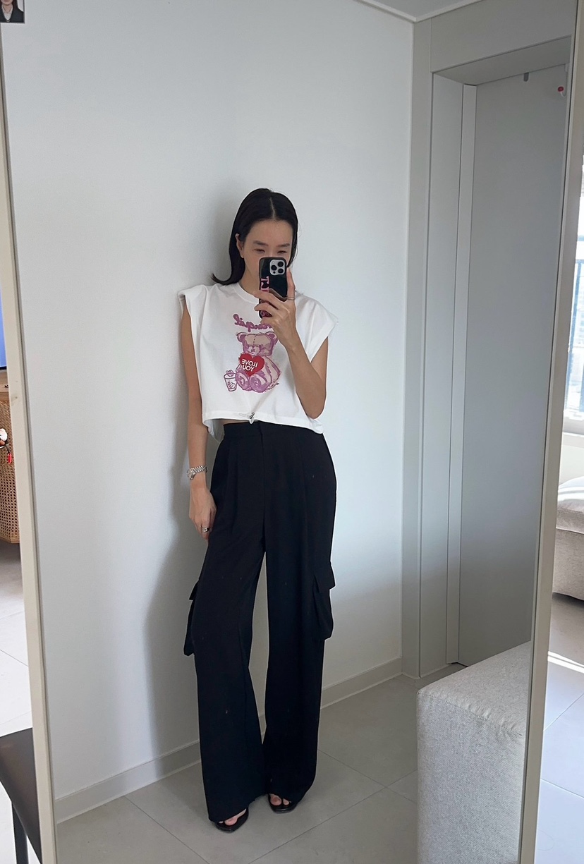 SOUIT東大門實拍女士新品熱賣職業人氣26春夏吊帶背心泰迪熊SOUIT by mabel-L吊帶/背心