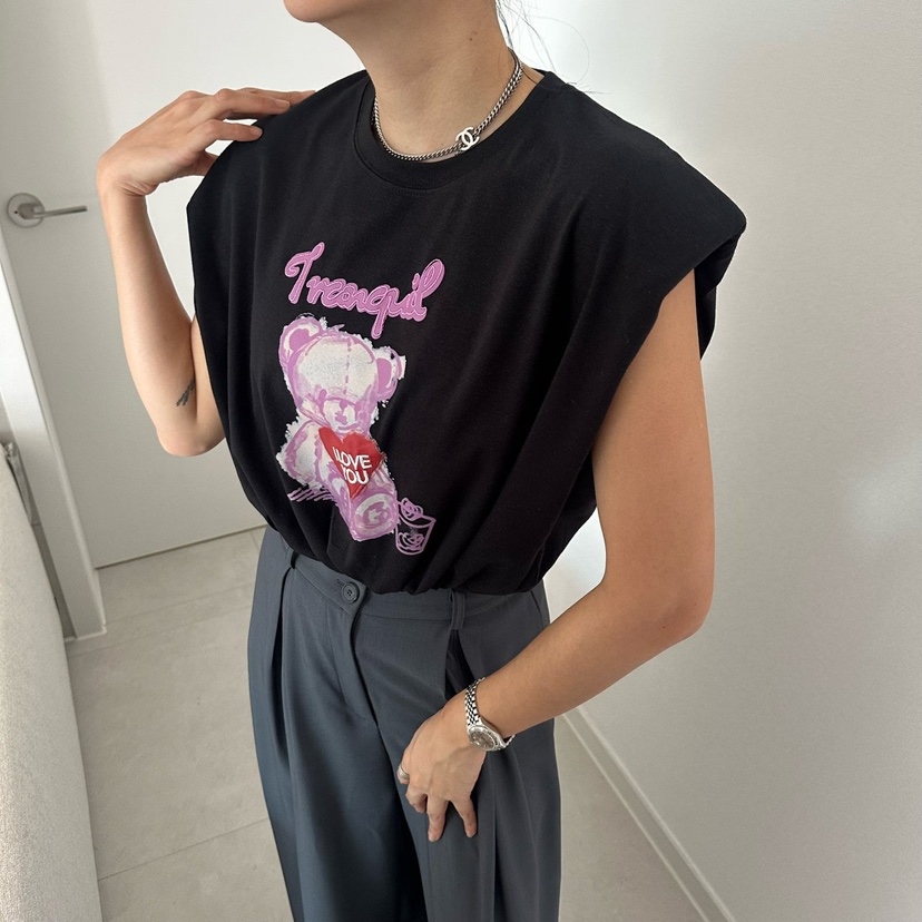 SOUIT東大門實拍女士新品熱賣職業人氣26春夏吊帶背心泰迪熊SOUIT by mabel-L吊帶/背心