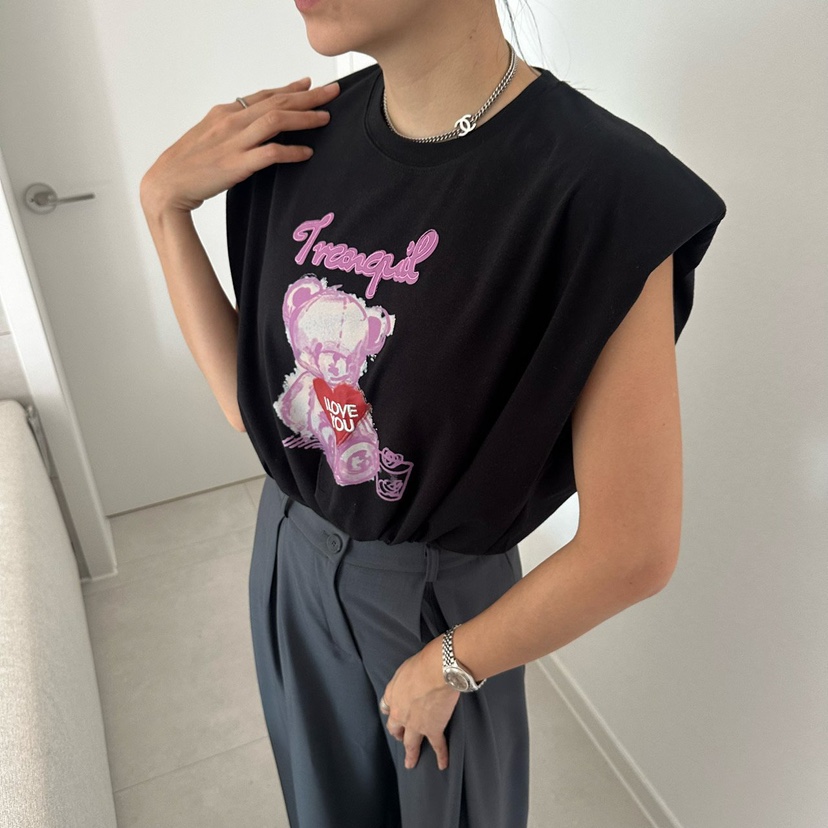 SOUIT東大門實拍女士新品熱賣職業人氣26春夏吊帶背心泰迪熊SOUIT by mabel-L吊帶/背心