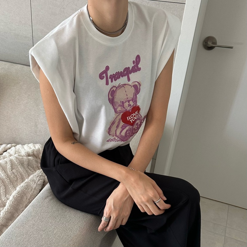 SOUIT東大門實拍女士新品熱賣職業人氣26春夏吊帶背心泰迪熊SOUIT by mabel-L吊帶/背心