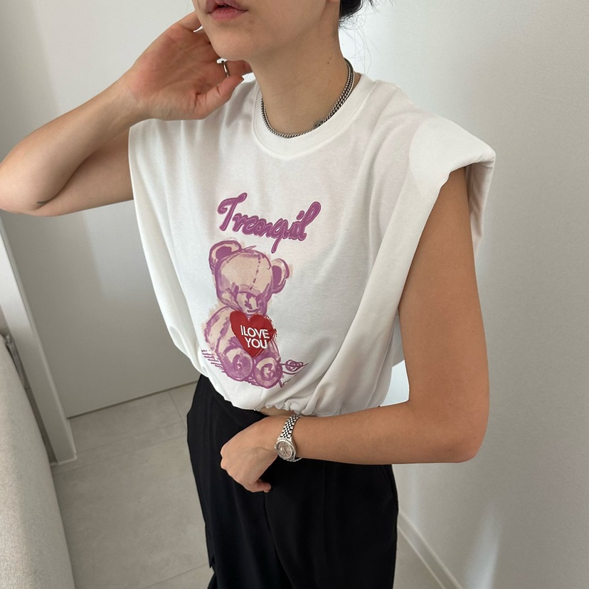 SOUIT東大門實拍女士新品熱賣職業人氣26春夏吊帶背心泰迪熊SOUIT by mabel-L吊帶/背心