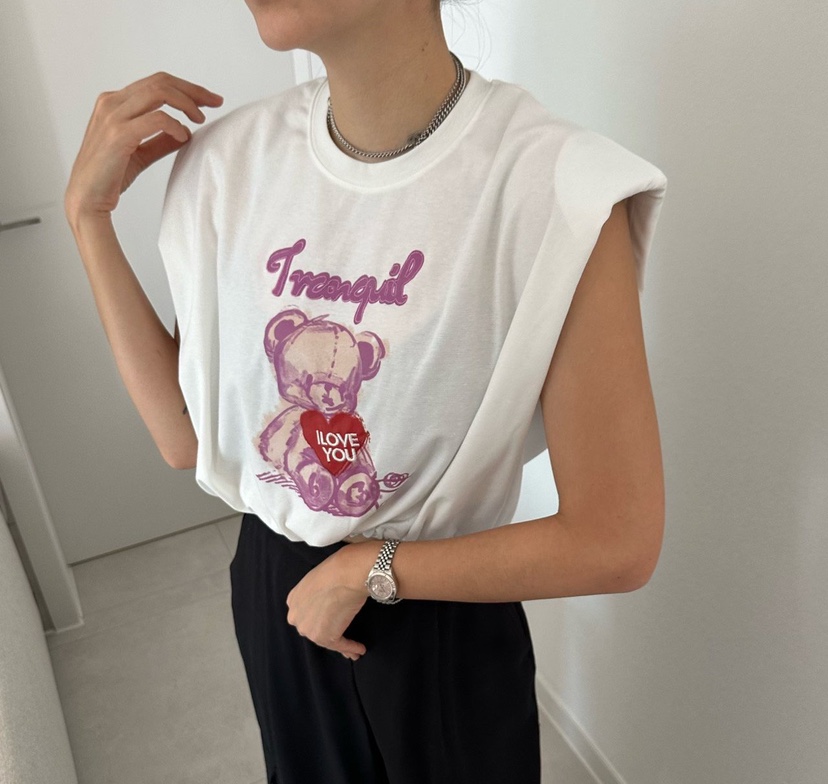 SOUIT東大門實拍女士新品熱賣職業人氣26春夏吊帶背心泰迪熊SOUIT by mabel-L吊帶/背心圖色1