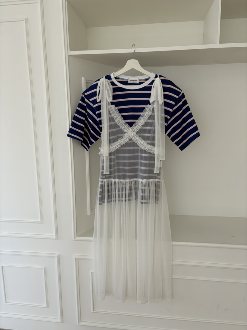 PLATFORM-L韓國代購女裝新品26春夏真品熱賣人氣休閑連衣裙PLATFORM連衣裙