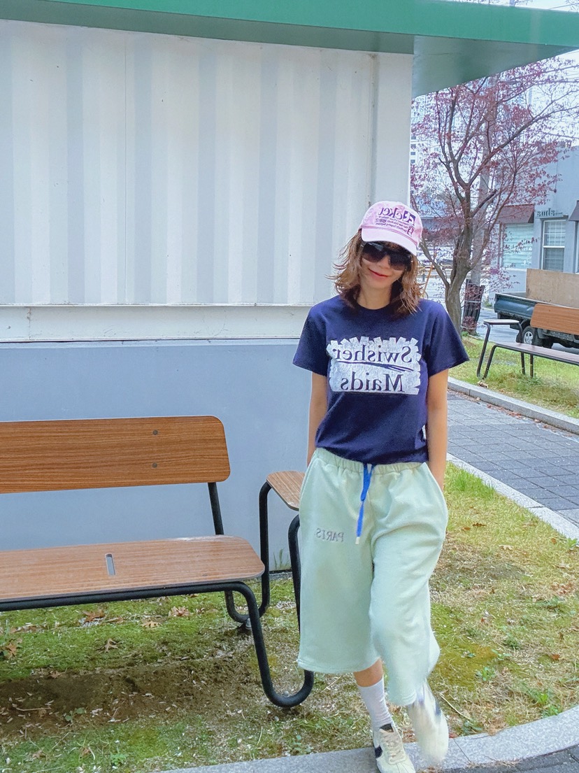 PARIS MATCH東大門直郵女士新款推薦人氣休閑職業短褲寬松PARIS MATCH短褲