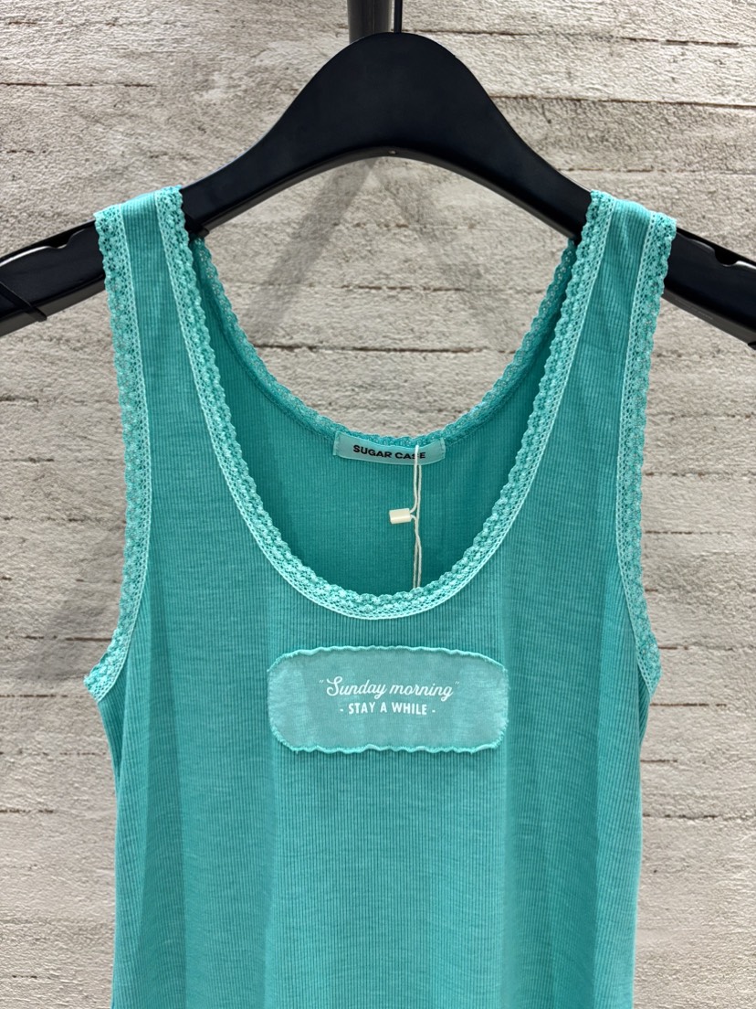 SUGAR CASE東大門實拍女裝新品職業推薦人氣吊帶背心蕾絲SUGAR CASE吊帶/背心