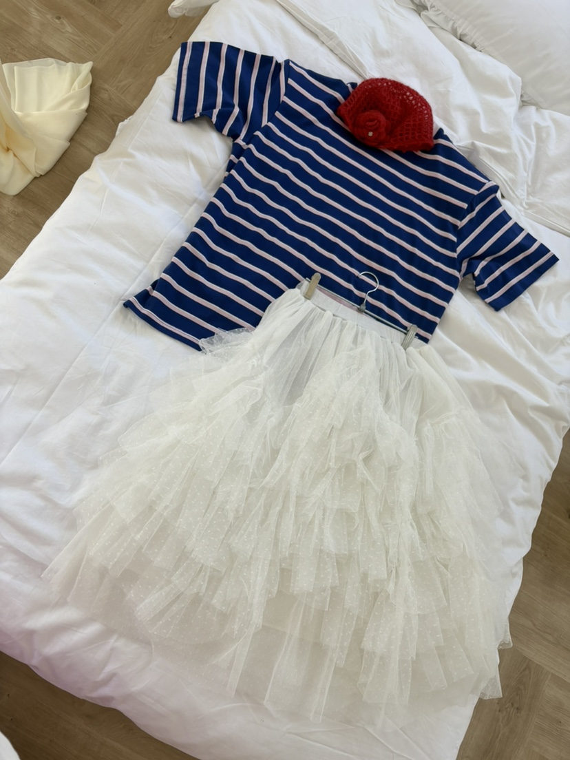 PLATFORM-L韓國東大門代購女裝新品26夏季推薦熱賣T恤海軍PLATFORMT恤