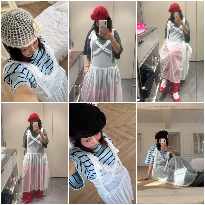 PLATFORM-L韓國東大門代購女裝新品26夏季推薦熱賣T恤海軍PLATFORMT恤