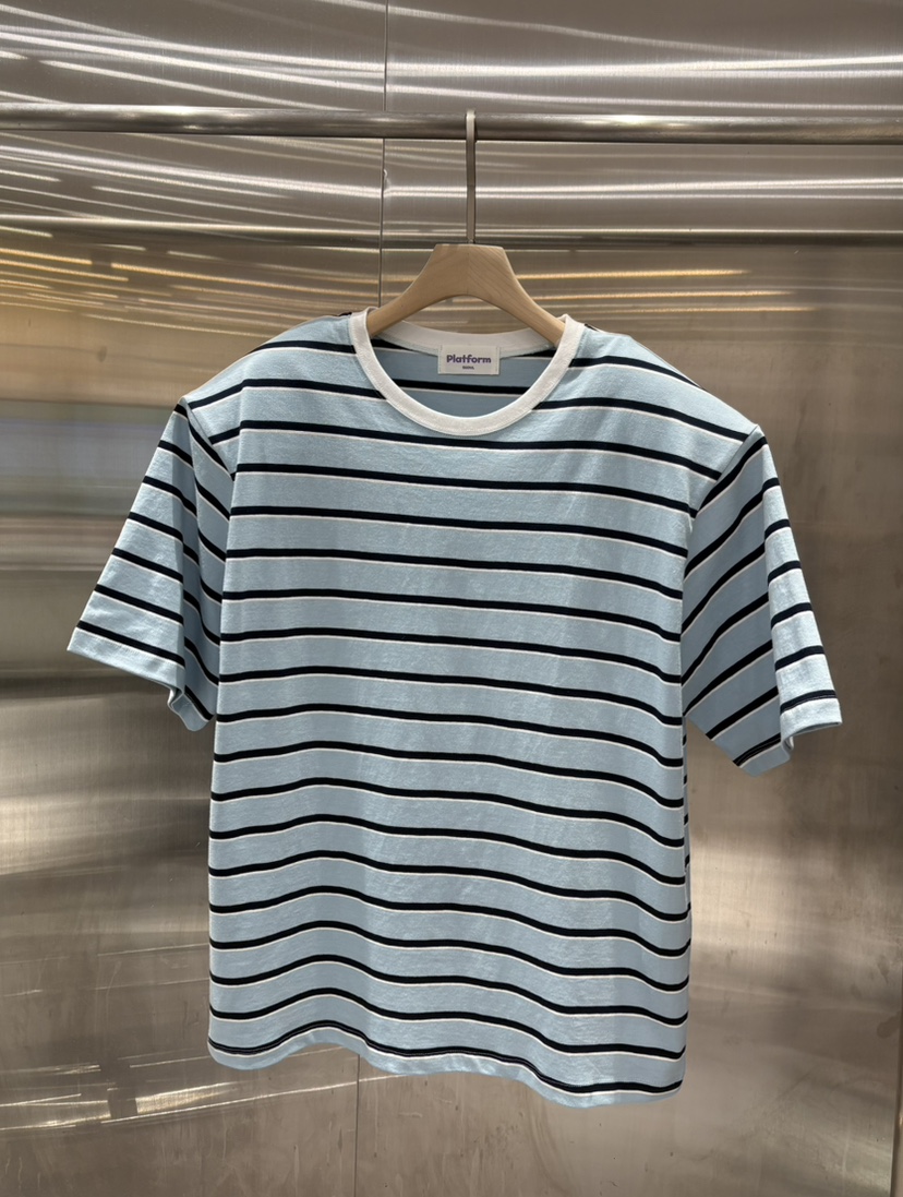 PLATFORM-L韓國東大門代購女裝新品26夏季推薦熱賣T恤海軍PLATFORMT恤圖色1