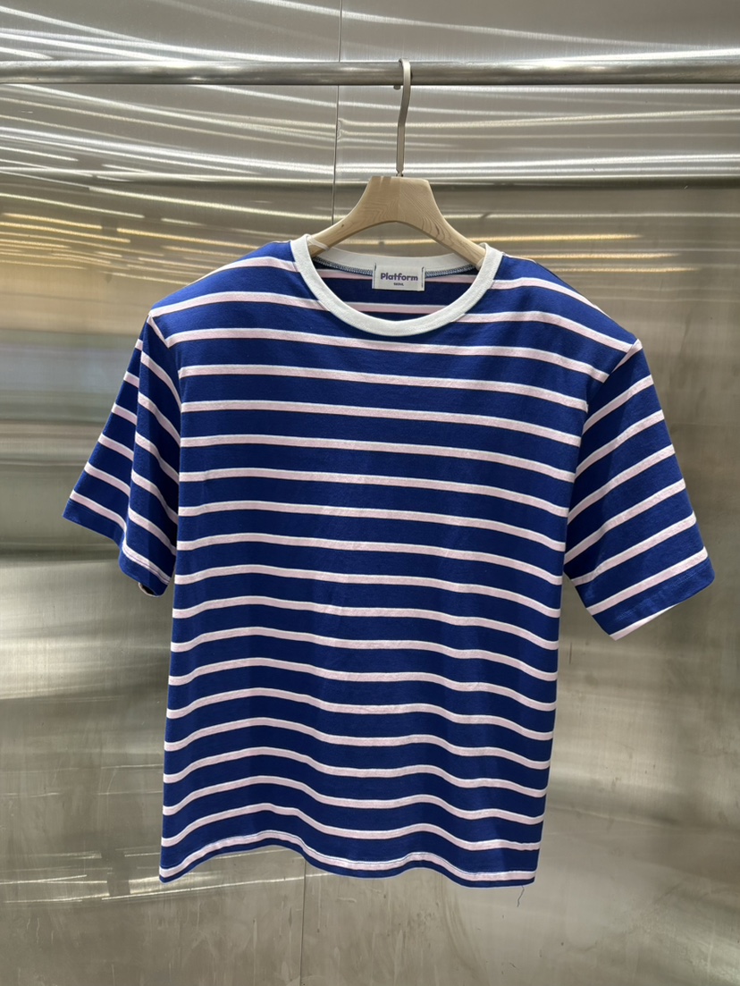 PLATFORM-L韓國東大門代購女裝新品26夏季推薦熱賣T恤海軍PLATFORMT恤圖色2