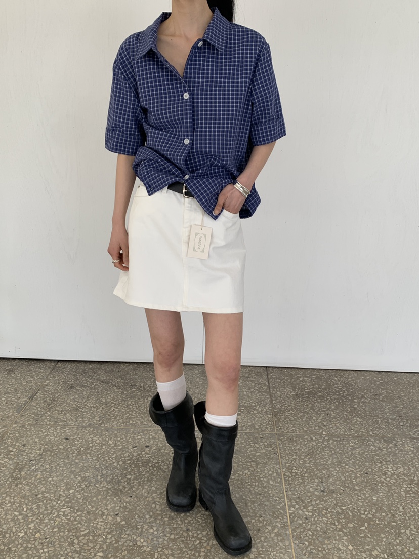 MOVENNE韓國代購女裝新款人氣休閑推薦真品時尚熱賣26春夏短裙MOVENNE短裙