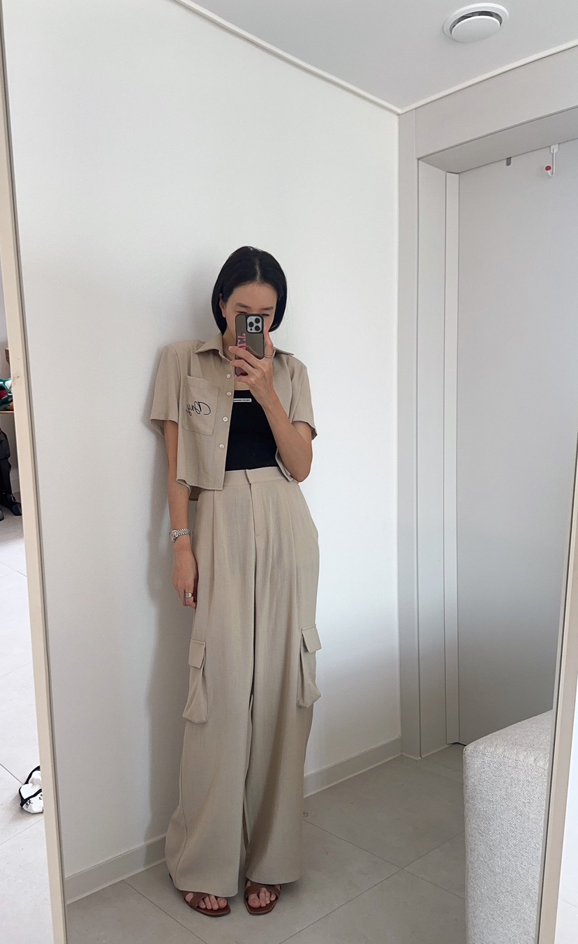 SOUIT東大門直郵女裝新款休閑真品26春夏熱賣人氣休閑褲口袋SOUIT by mabel-L休閑褲