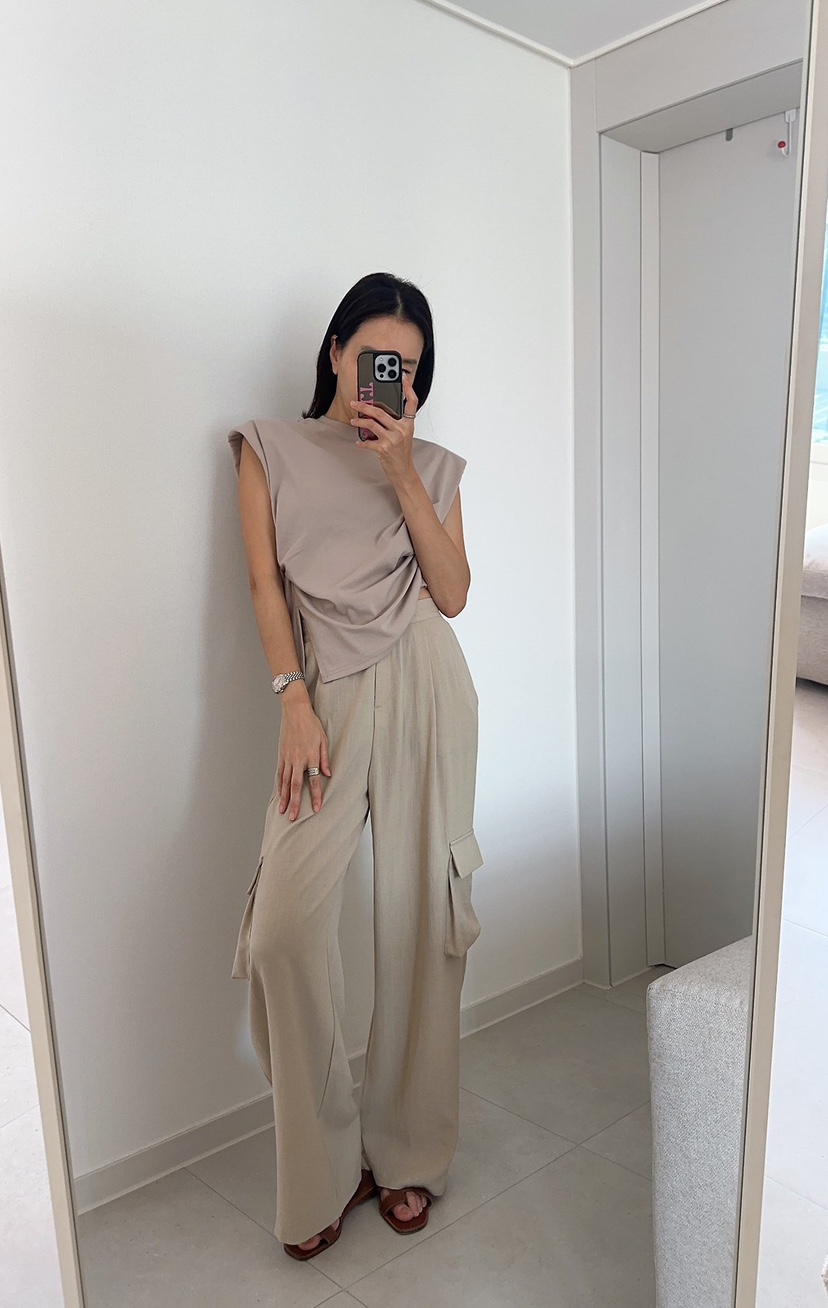 SOUIT東大門直郵女裝新款休閑真品26春夏熱賣人氣休閑褲口袋SOUIT by mabel-L休閑褲