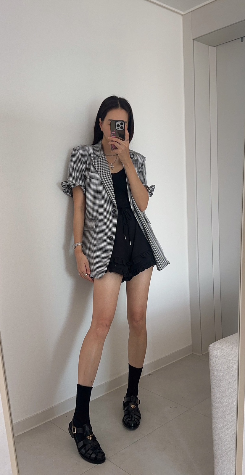 SOUIT東大門實拍女士新品時尚職業推薦26春夏真品短褲套裝SOUIT by mabel-L短褲